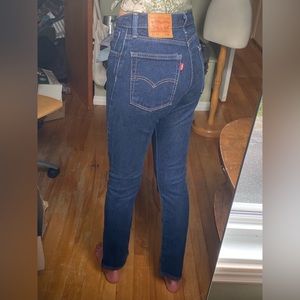 Levi’s 505s Dark Wash Straight Leg Jeans